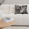 Modern White Sectional Sofa Set with Ruched Upholstery