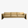 Italian Contemporary Design Three Seater Velvet Upholstered Sofa for Living Room