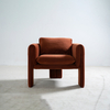 Modern Velvet Upholstered Accent Armchair 