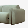 Modern Contemporary Three-Seater Sofa with Removable Armrests