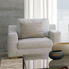 Home Furniture Living Room Sofa Set White Luxury Leather Sofa