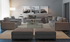 Italian Style Living Room Grey Modular Sofa