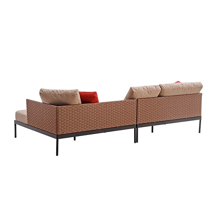 New Arrival All Weather Garden Woven Outdoor Sofa