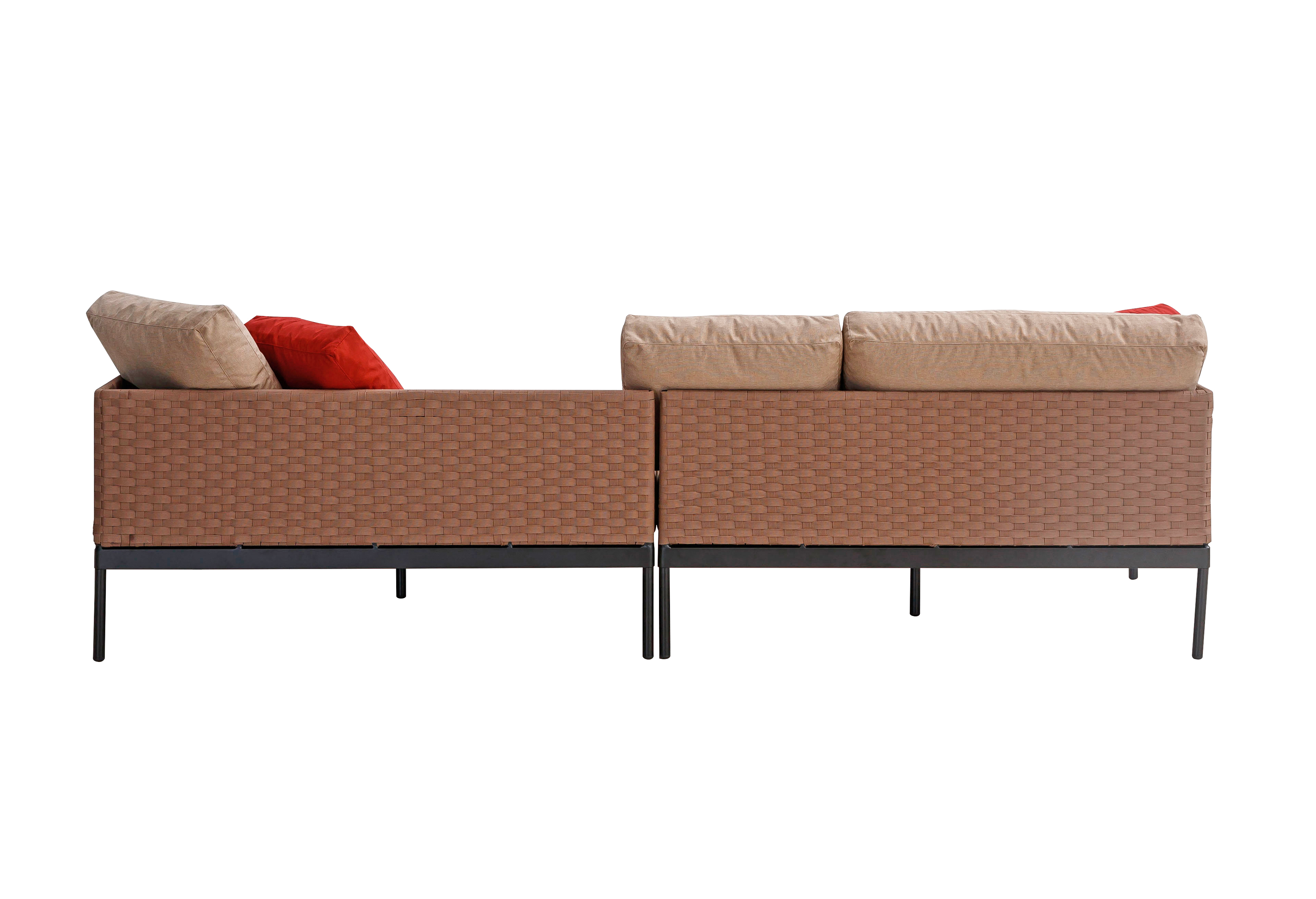 Modern Upholstered Metal Outdoor Sofas