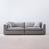 Modern Upholstered 3 Seater Sectional Sofa Living Room