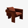 Modern Velvet Upholstered Accent Armchair 