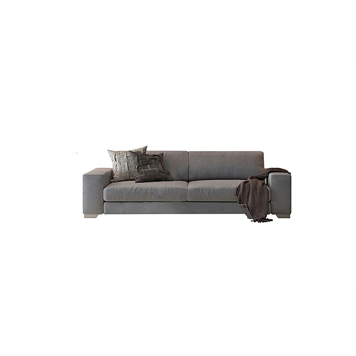 Scandinavian Home Simple Grey 3 Seater Sofa Set