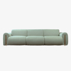 Modern Contemporary Three-Seater Sofa with Removable Armrests