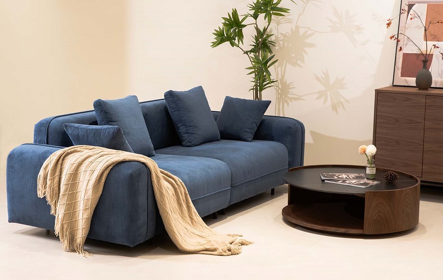 two seater velvet sofa