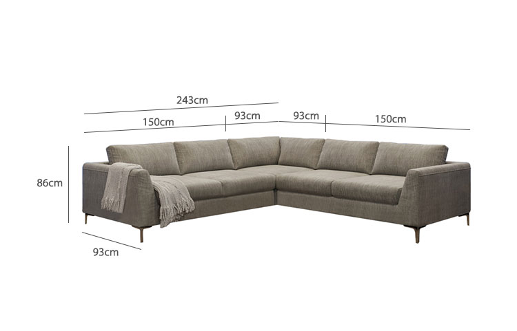 l shaped outdoor sofa