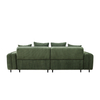 Minimalist Blue Small Two Seater Velvet Sofa And Loveseat 