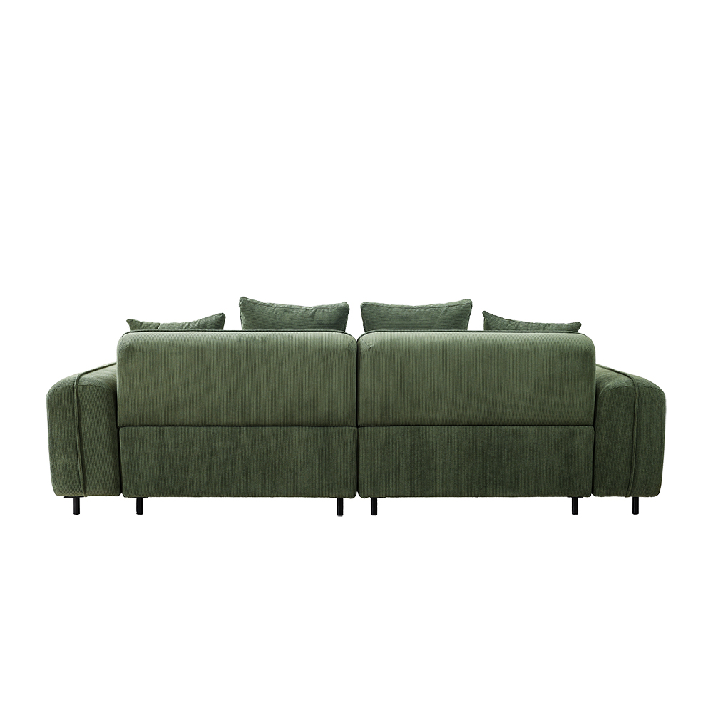 Minimalist Blue Small Two Seater Velvet Sofa And Loveseat 