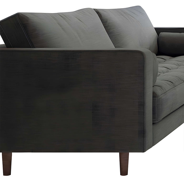 Modern Furniture Italian Style Modern Fabric Sofa 3 Seater